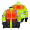Mobile Warming Men's Hi Viz Yellow/Black Heated Jacket, 3X, 7.4V MWJ19M04-10-07
